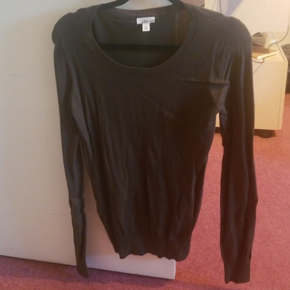 Dark green sweater